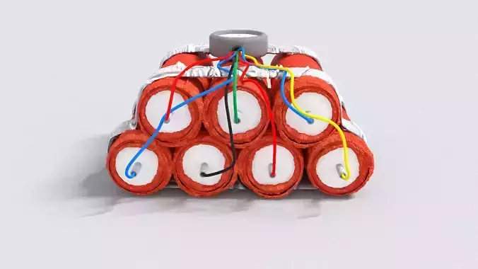 laos Game Bomb Low-poly 3D model