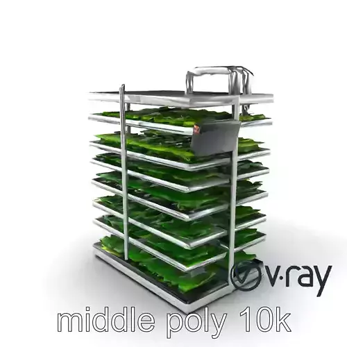 Vertical Urban Farming Silo model pack
