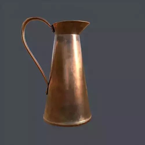 Copper pitcher