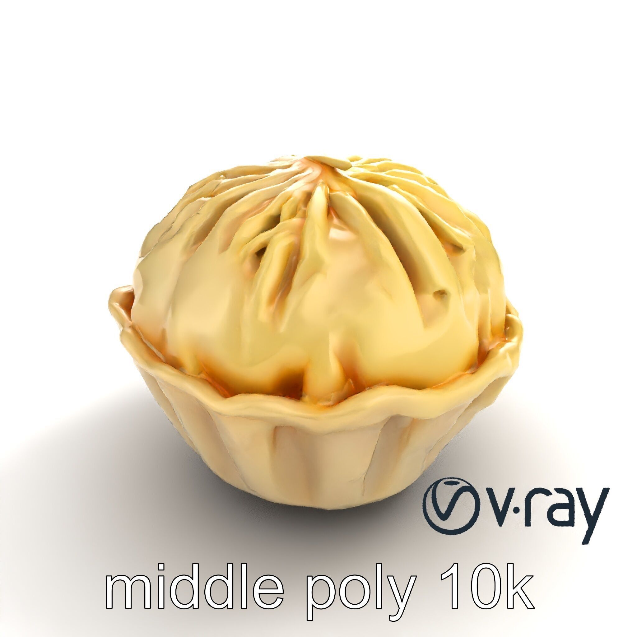 Steamed Baozi Dumpling 3D Model Pack Low-poly 3D model_8