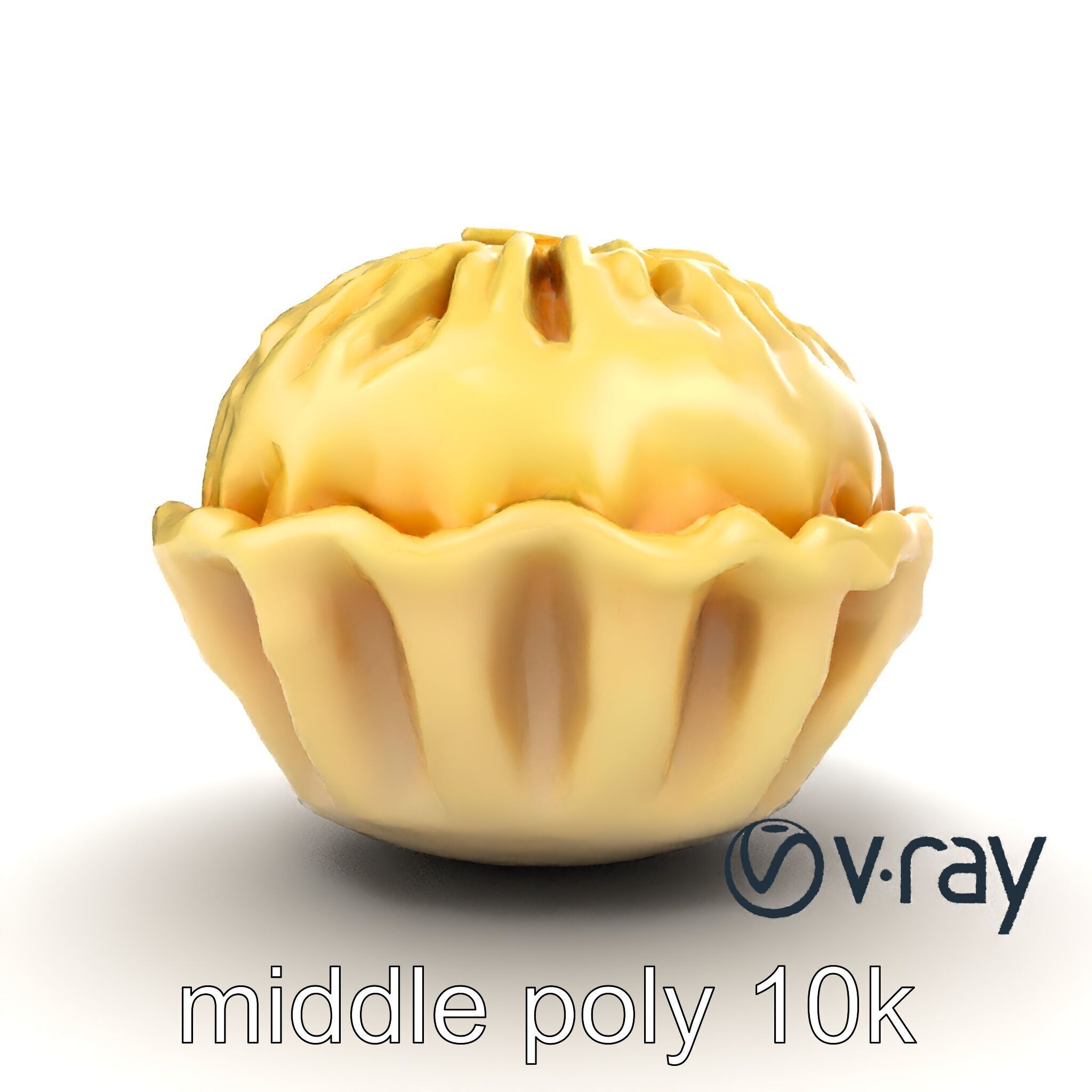 Steamed Baozi Dumpling 3D Model Pack Low-poly 3D model_22