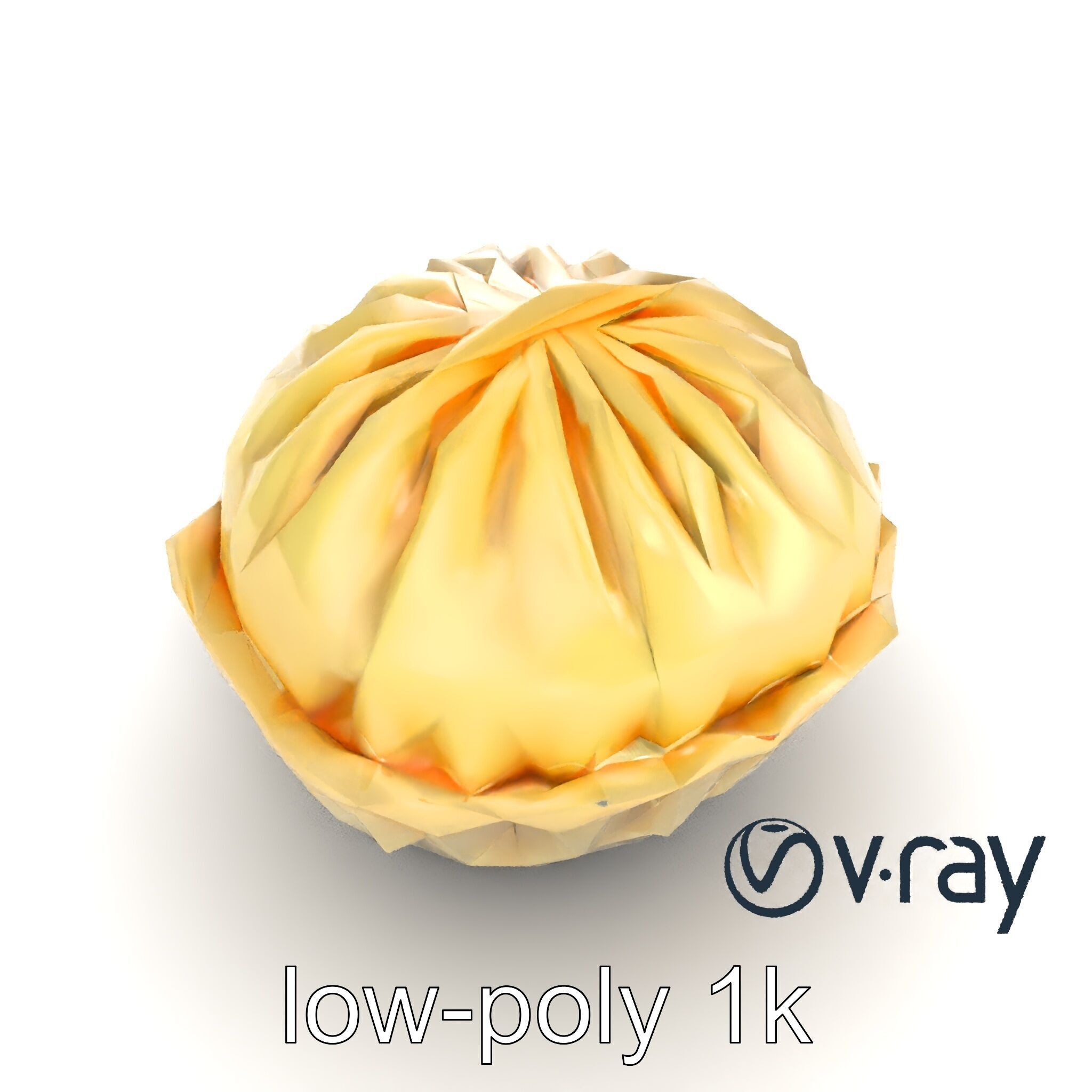 Steamed Baozi Dumpling 3D Model Pack Low-poly 3D model_12