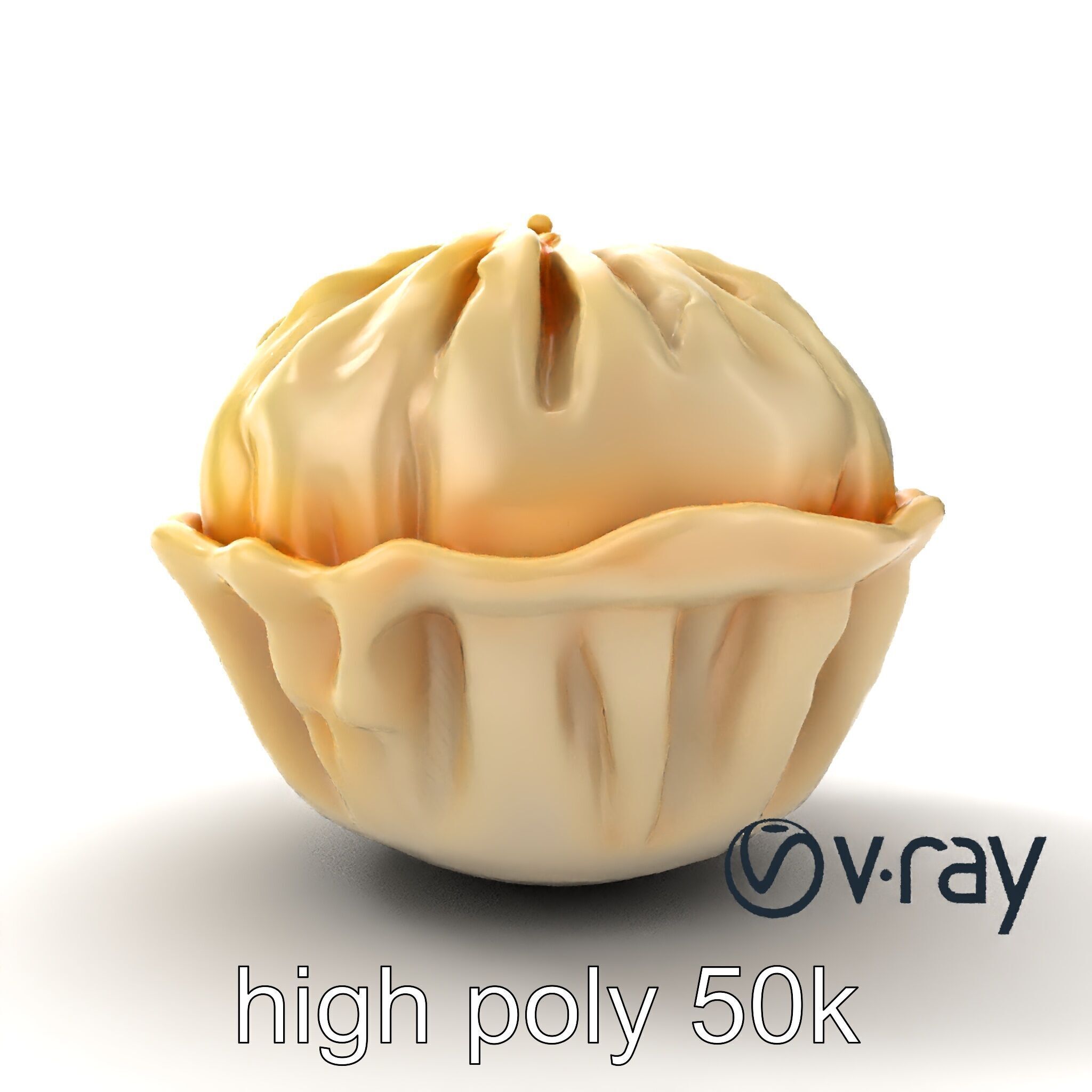 Steamed Baozi Dumpling 3D Model Pack Low-poly 3D model_28