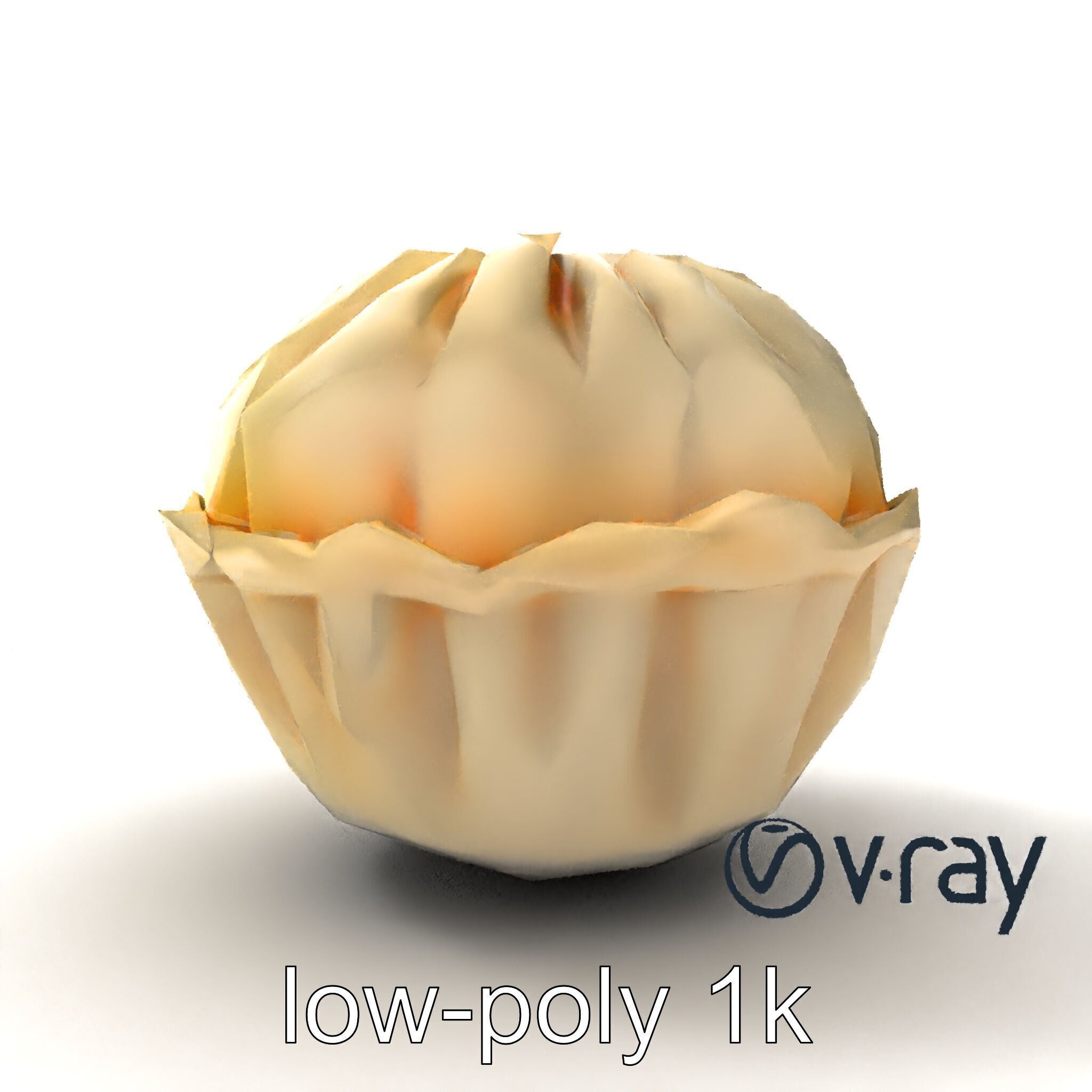Steamed Baozi Dumpling 3D Model Pack Low-poly 3D model_14