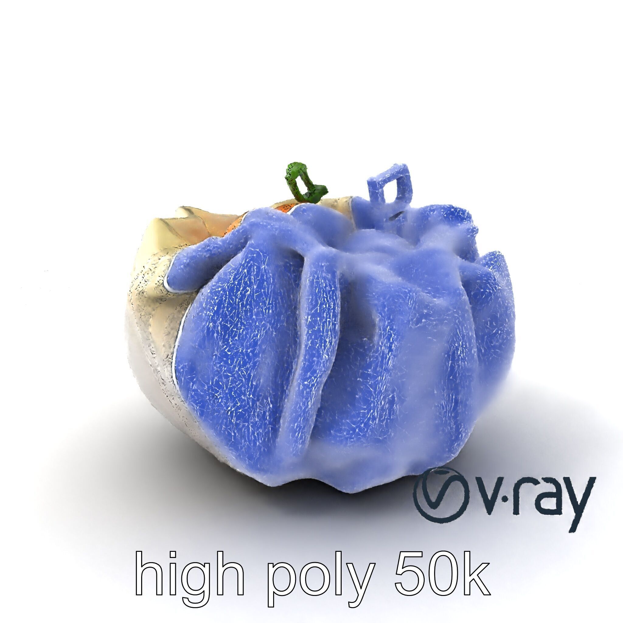 Elegant Shrimp Dimsum Bamboo Steamer Style model pack Low-poly 3D model_10