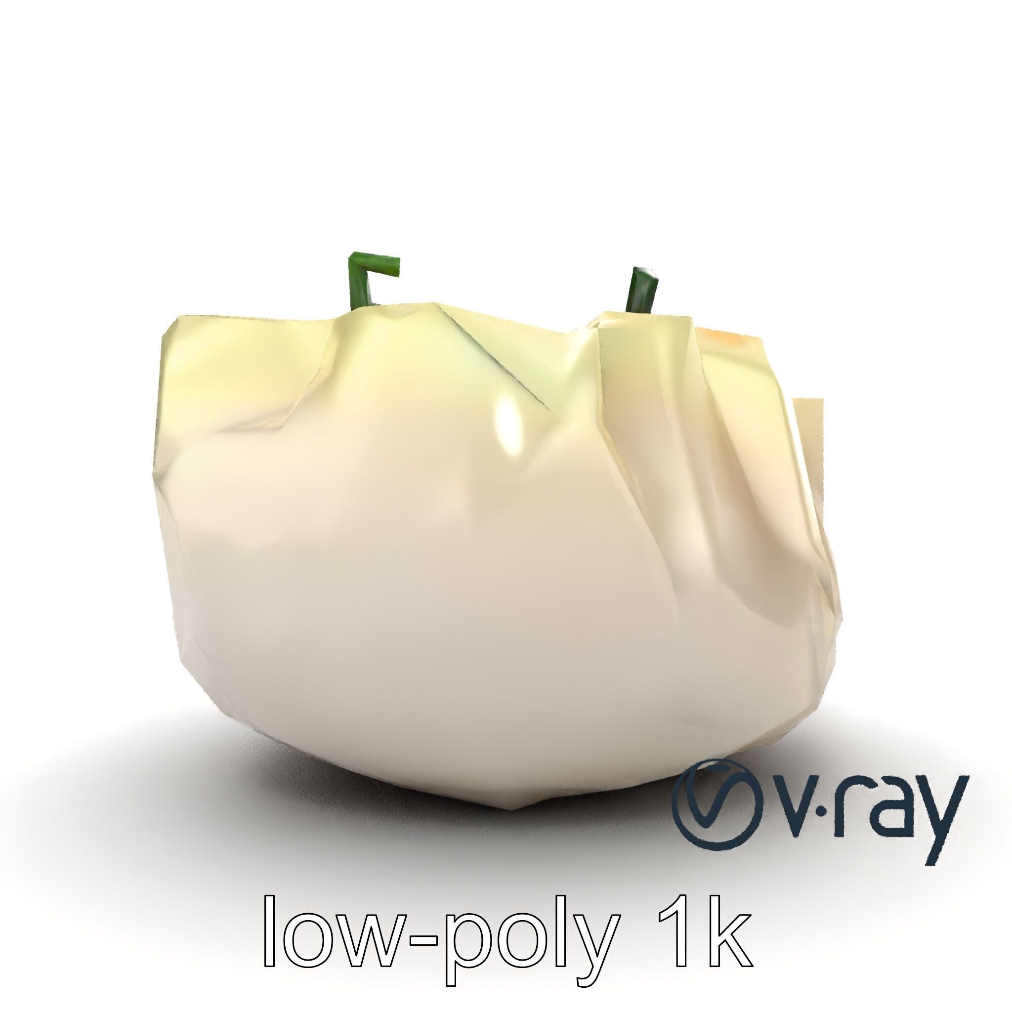 Elegant Shrimp Dimsum Bamboo Steamer Style model pack Low-poly 3D model_14