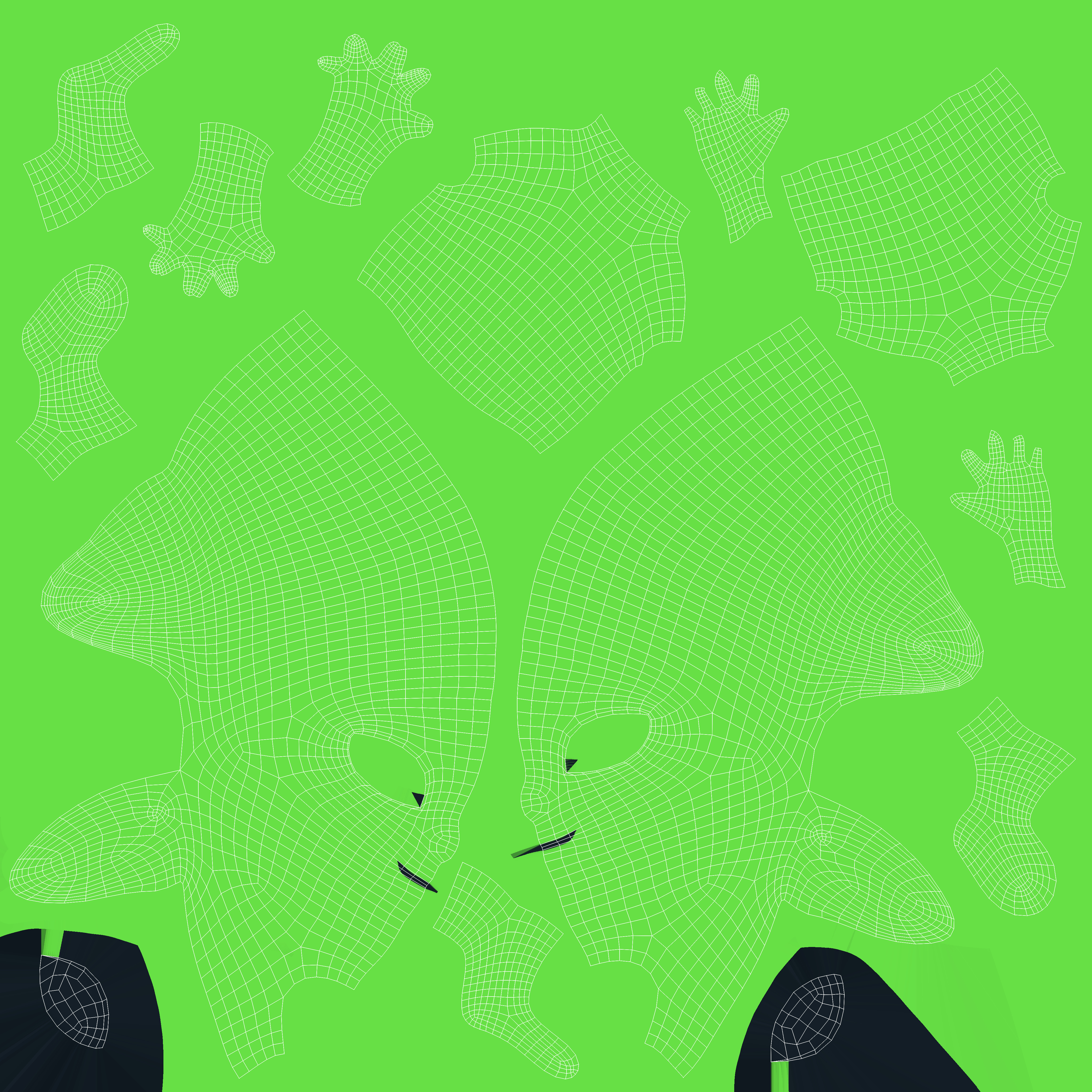 Low-Poly Cartoon Alien Animated Low-poly 3D model_20