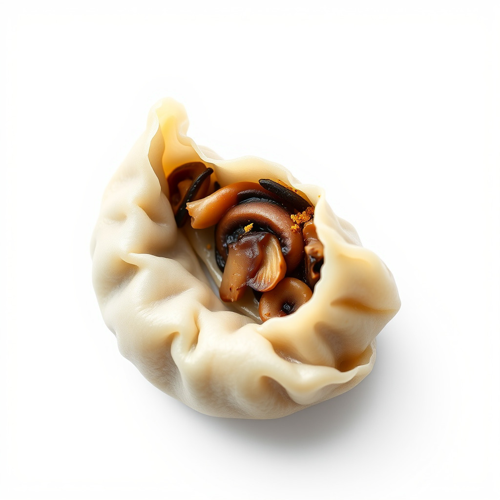 Truffle-Infused Gyoza Crescent Moon model pack Low-poly 3D model_4