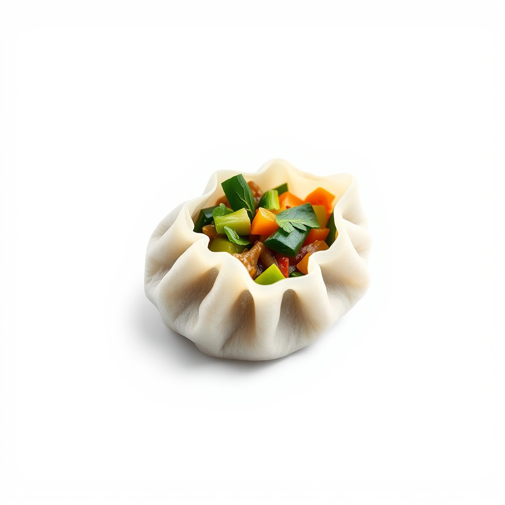 Ornate Gyoza Dumpling Decorative Model Pack Low-poly 3D model_3