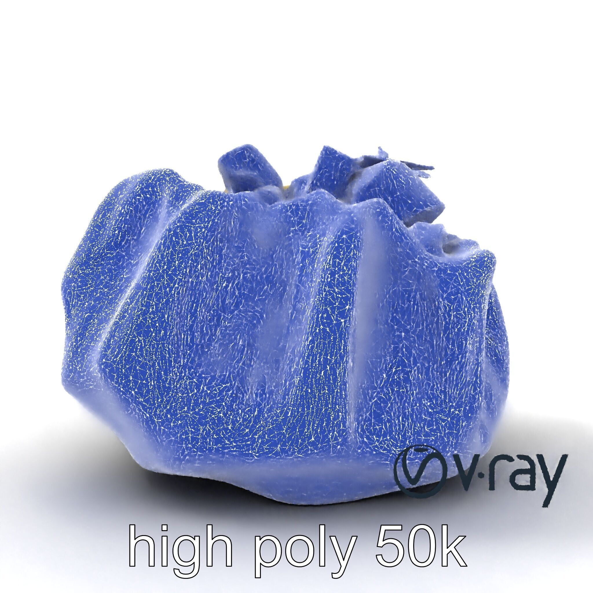 Ornate Gyoza Dumpling Decorative Model Pack Low-poly 3D model_25