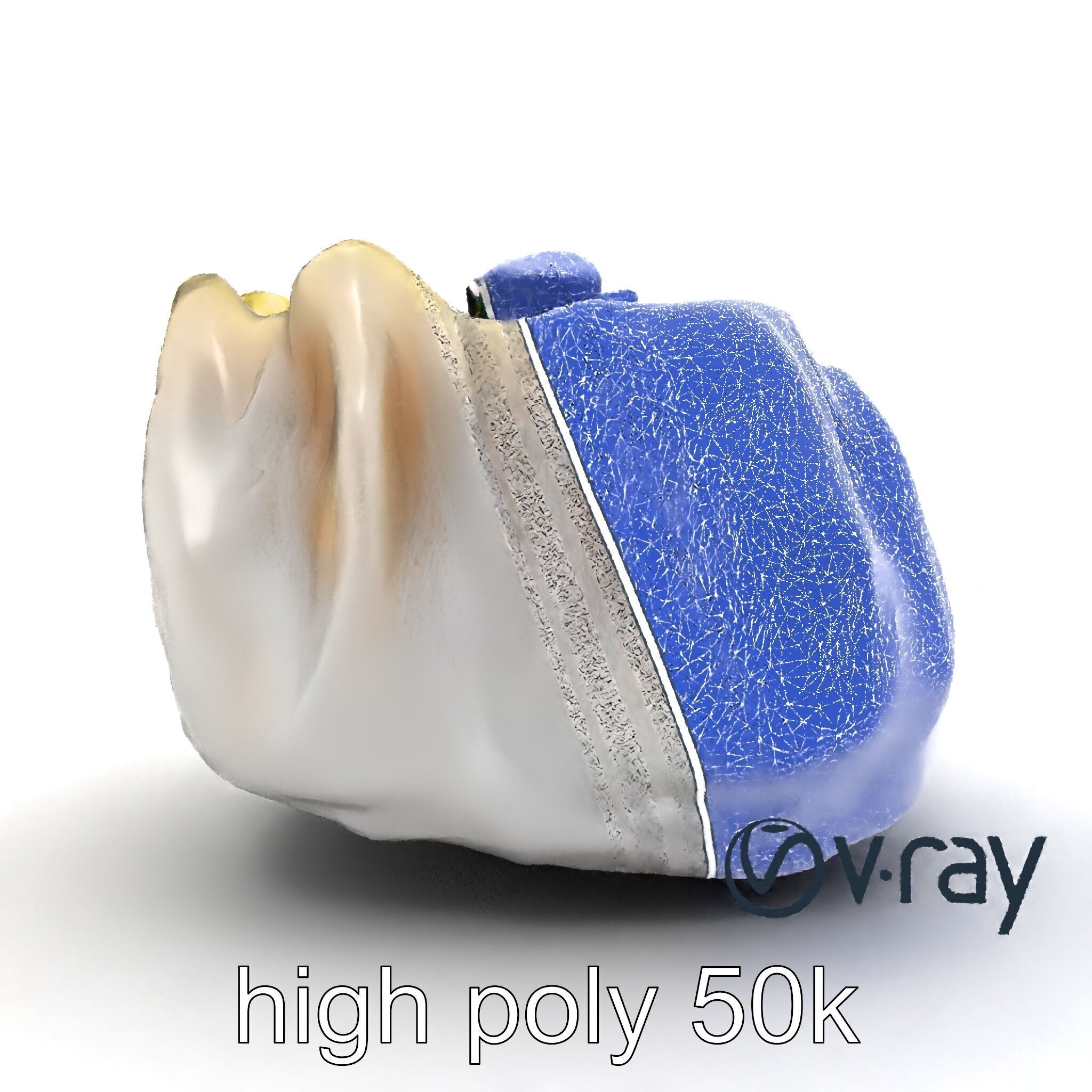 Ornate Gyoza Dumpling Decorative Model Pack Low-poly 3D model_27