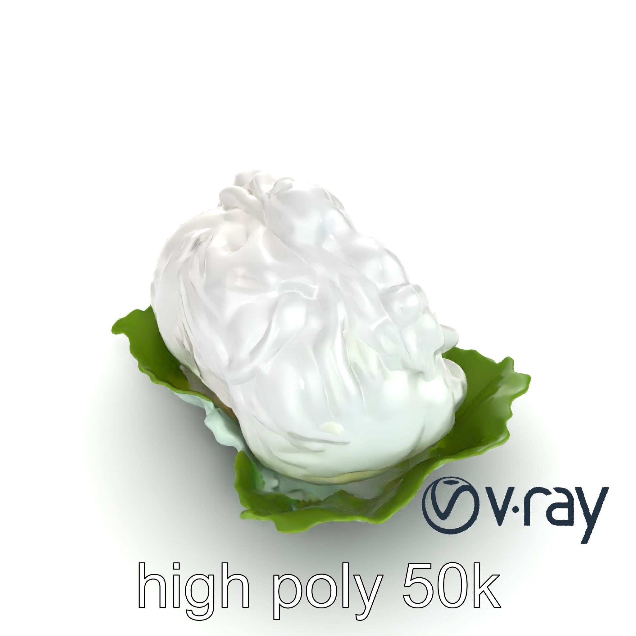 Fantasy Cloud Dimsum Sculpture model pack Low-poly 3D model_11