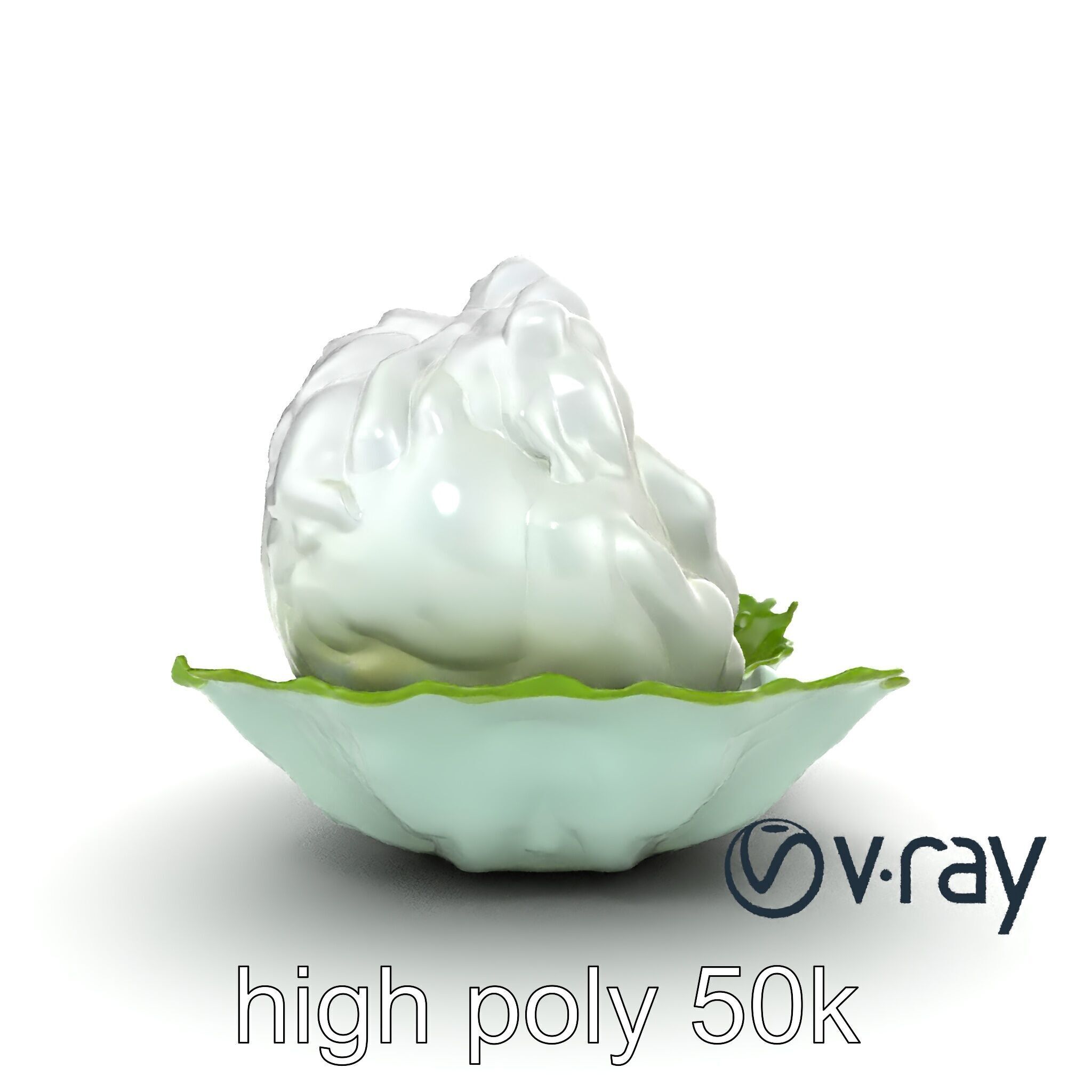 Fantasy Cloud Dimsum Sculpture model pack Low-poly 3D model_14