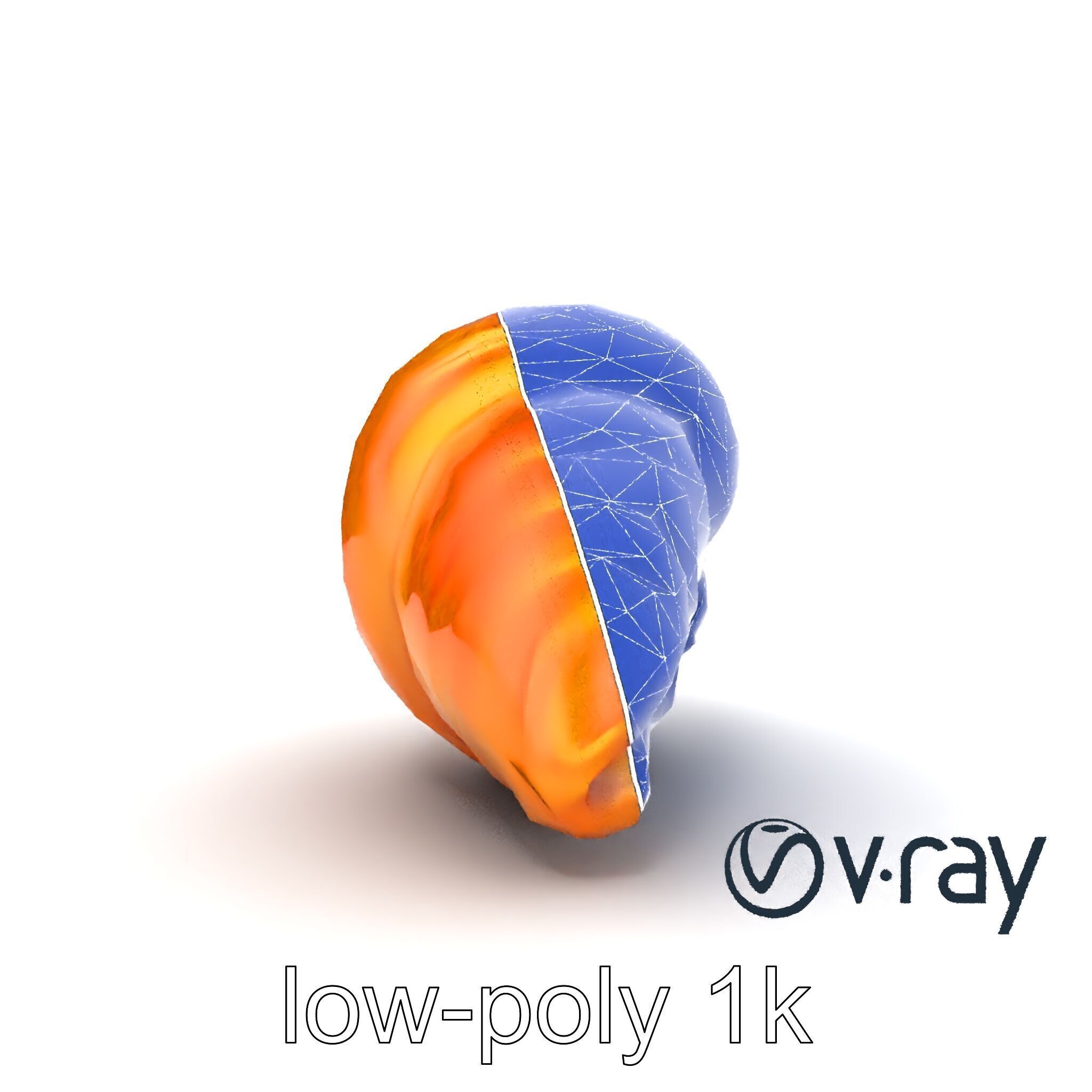 Vanilla Custard Croissant Pastry 3D Model Pack Low-poly 3D model_32