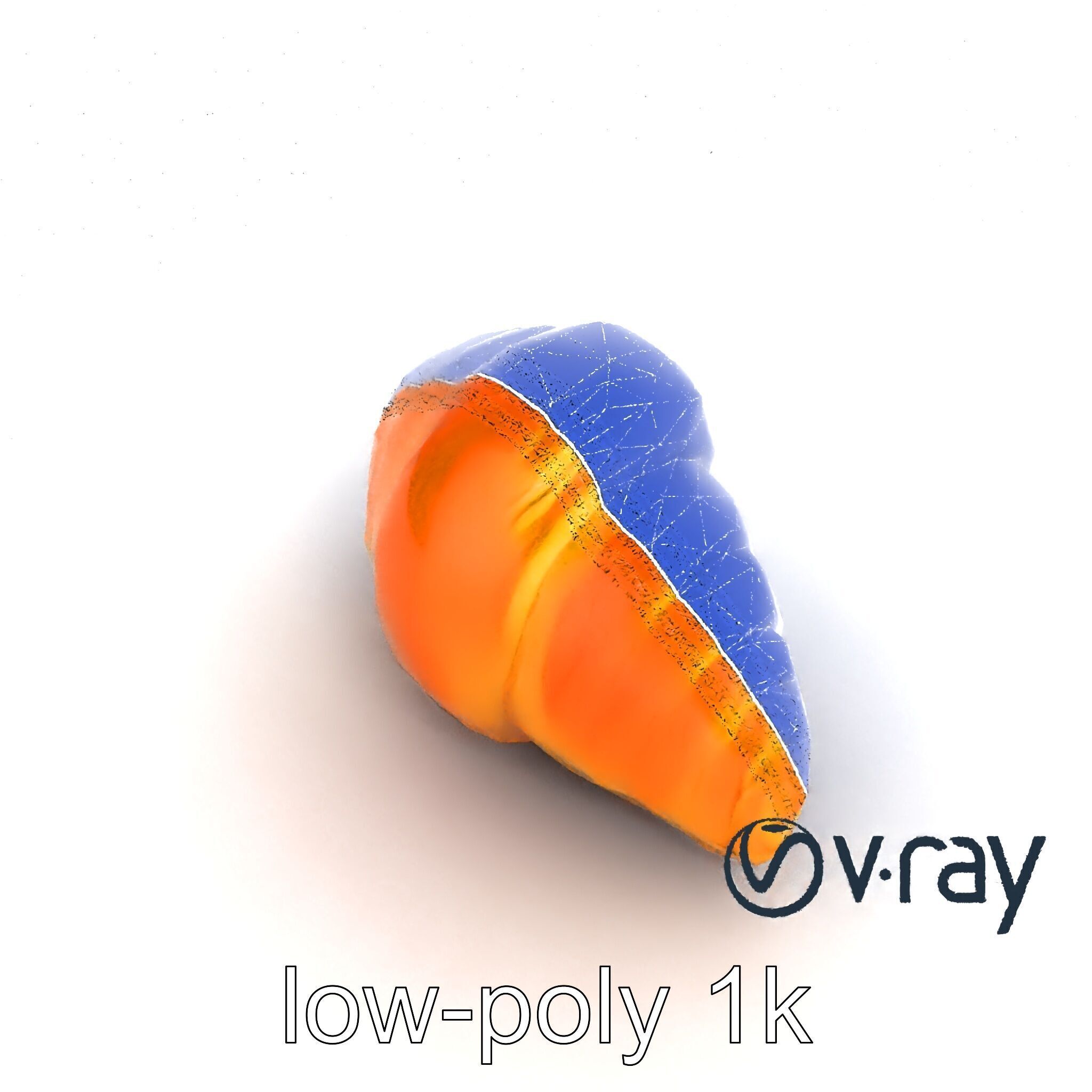 Vanilla Custard Croissant Pastry 3D Model Pack Low-poly 3D model_19