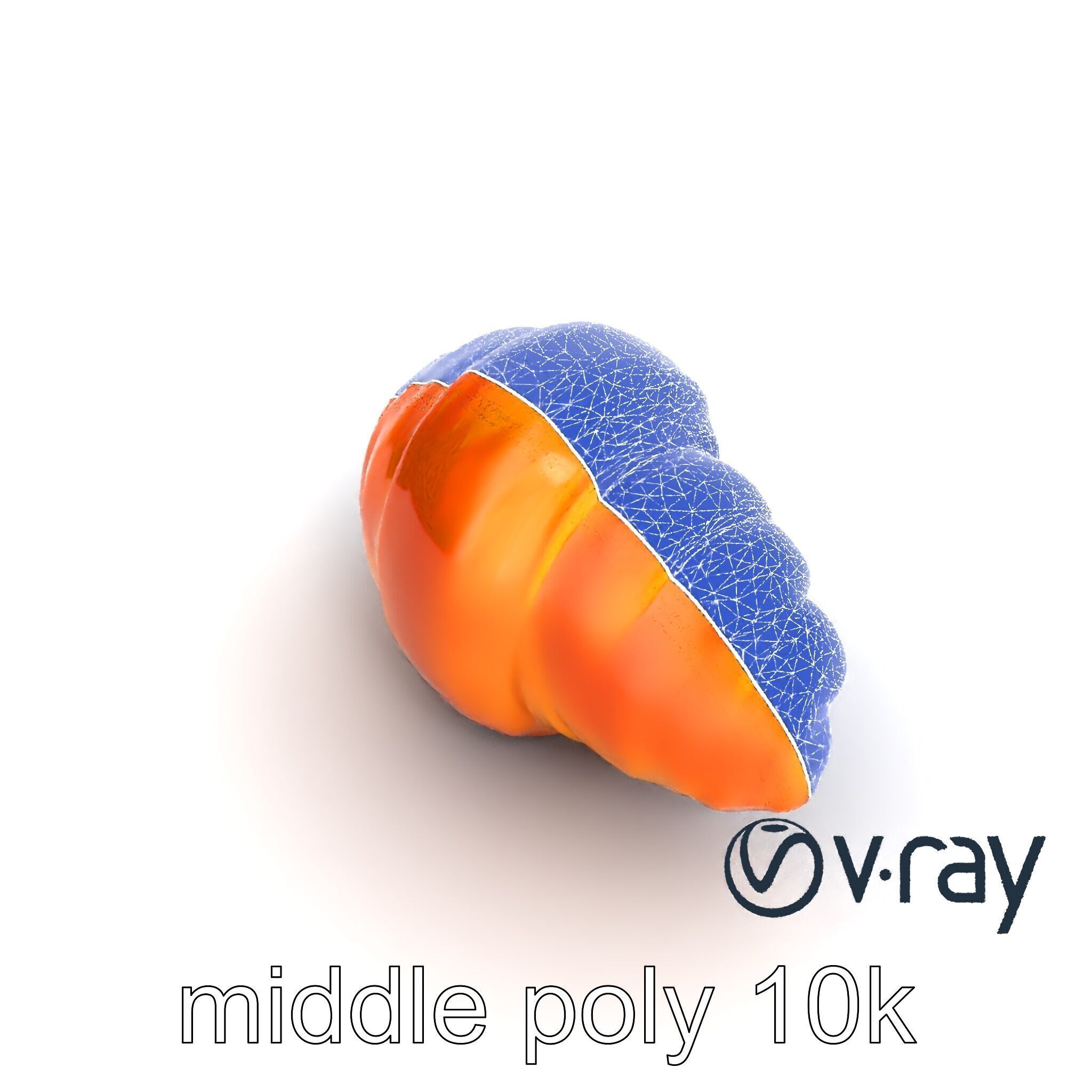 Vanilla Custard Croissant Pastry 3D Model Pack Low-poly 3D model_13