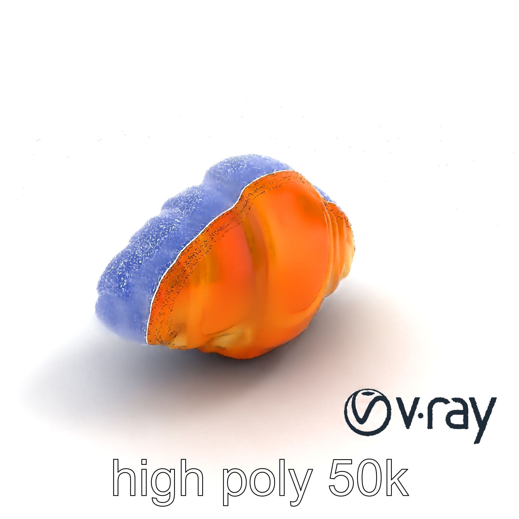 Vanilla Custard Croissant Pastry 3D Model Pack Low-poly 3D model_20