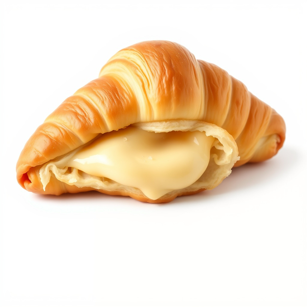 Vanilla Custard Croissant Pastry 3D Model Pack Low-poly 3D model_4