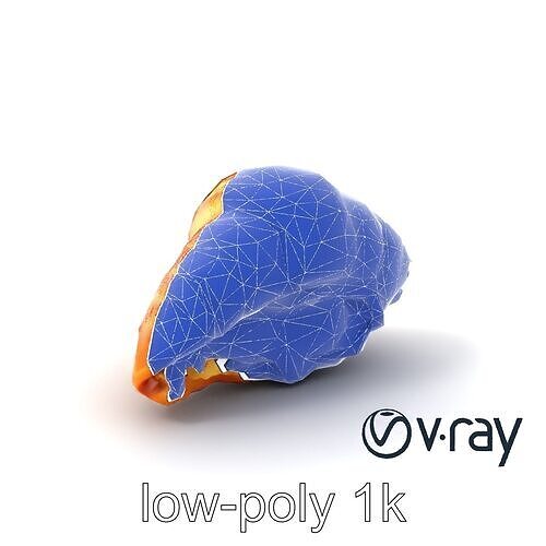 Vanilla Custard Croissant Pastry 3D Model Pack Low-poly 3D model 7