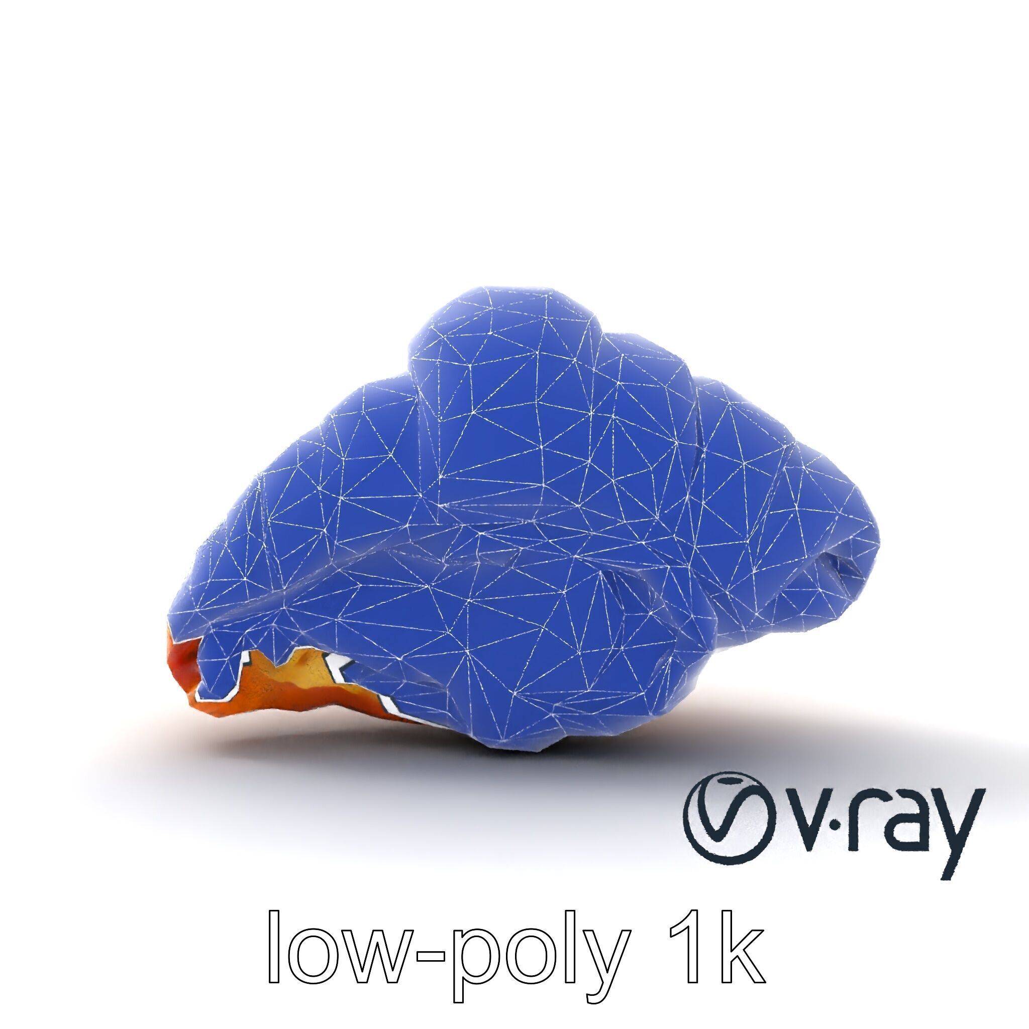 Vanilla Custard Croissant Pastry 3D Model Pack Low-poly 3D model_26