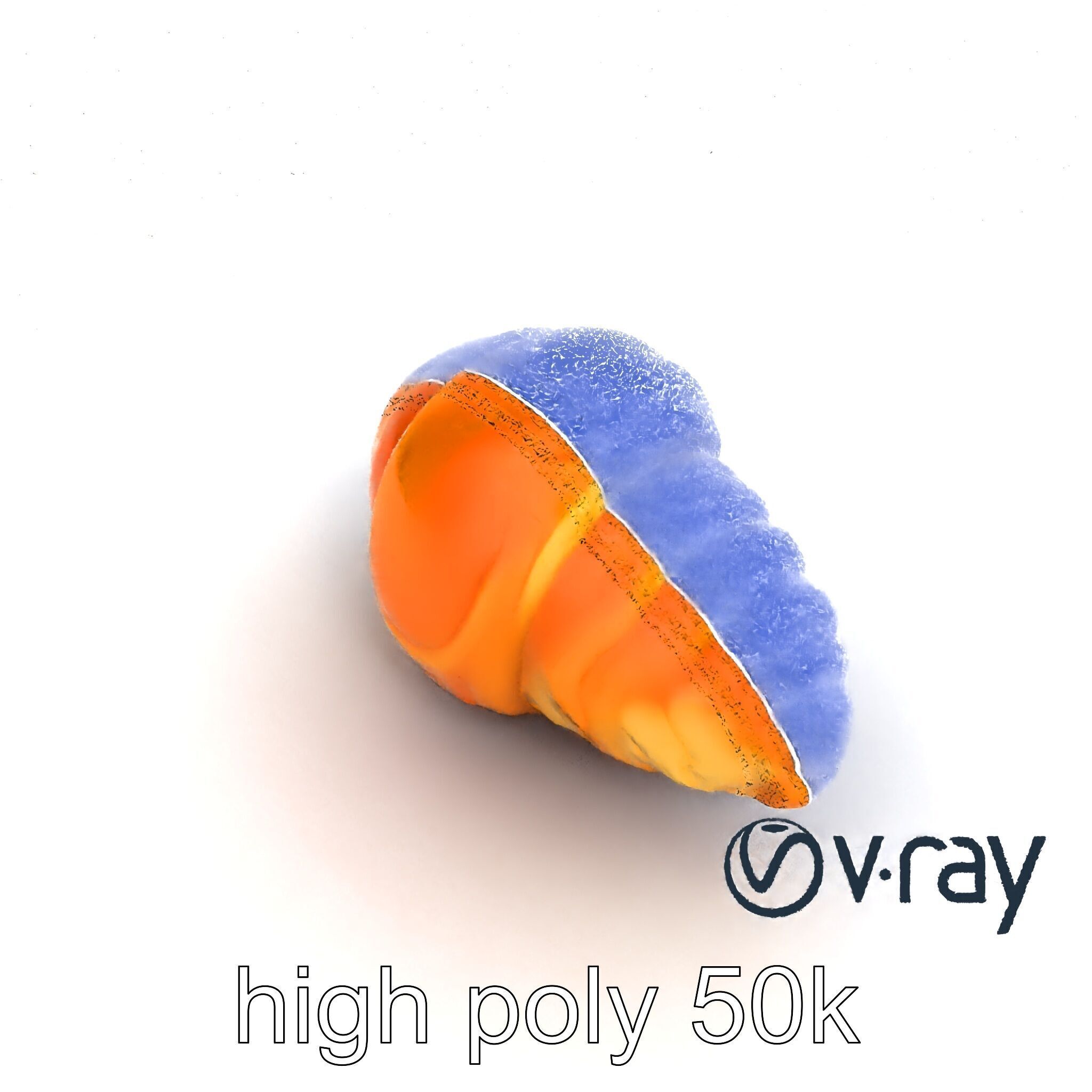 Vanilla Custard Croissant Pastry 3D Model Pack Low-poly 3D model_25