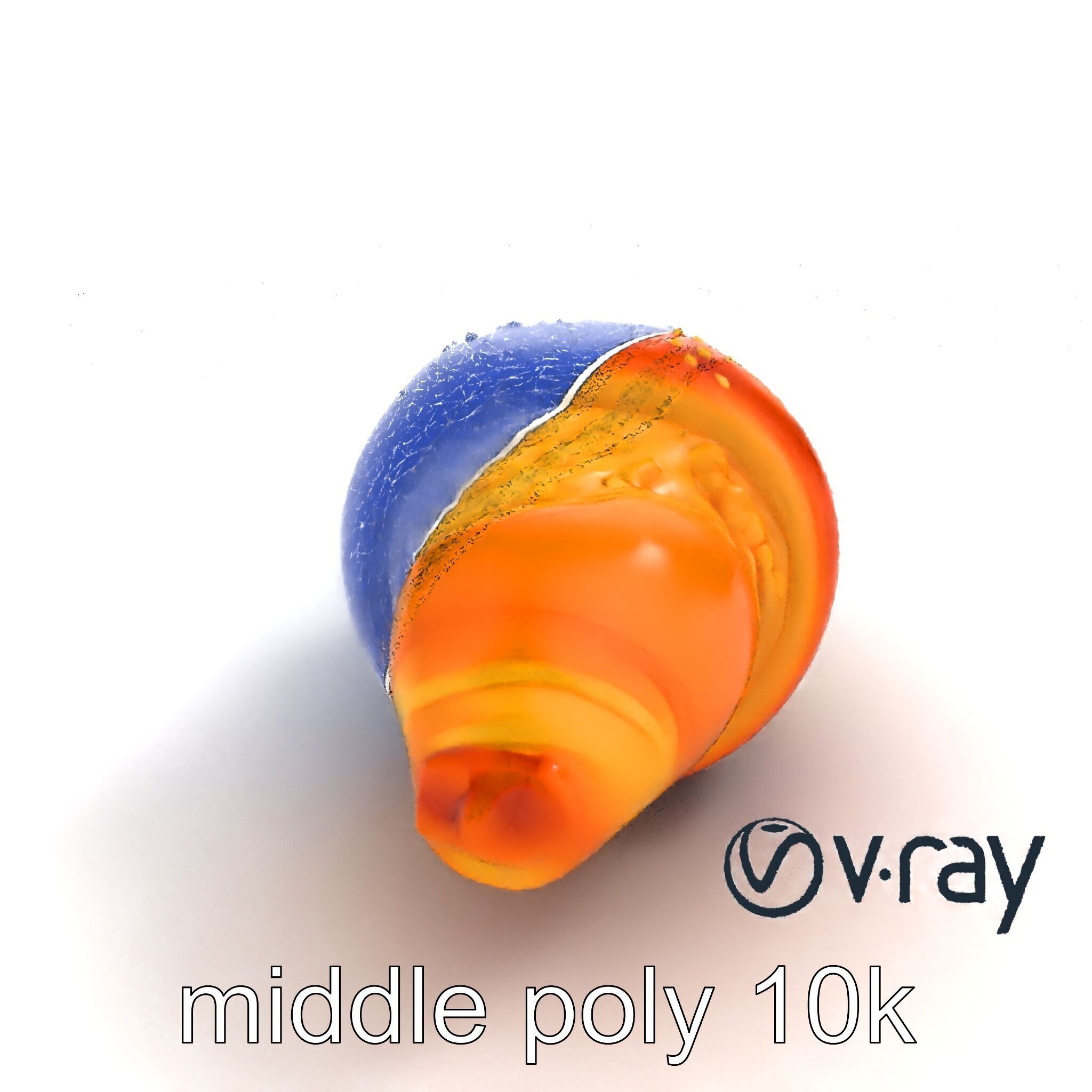 Golden Sesame Croissant 3D model pack Low-poly 3D model_11