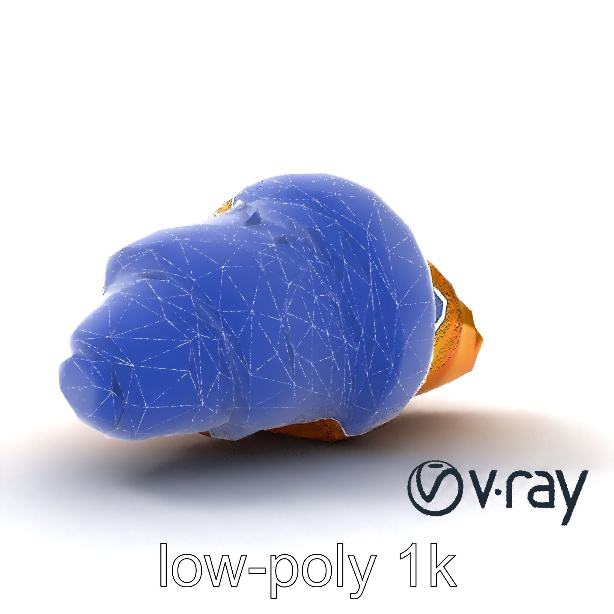 Golden Sesame Croissant 3D model pack Low-poly 3D model_28