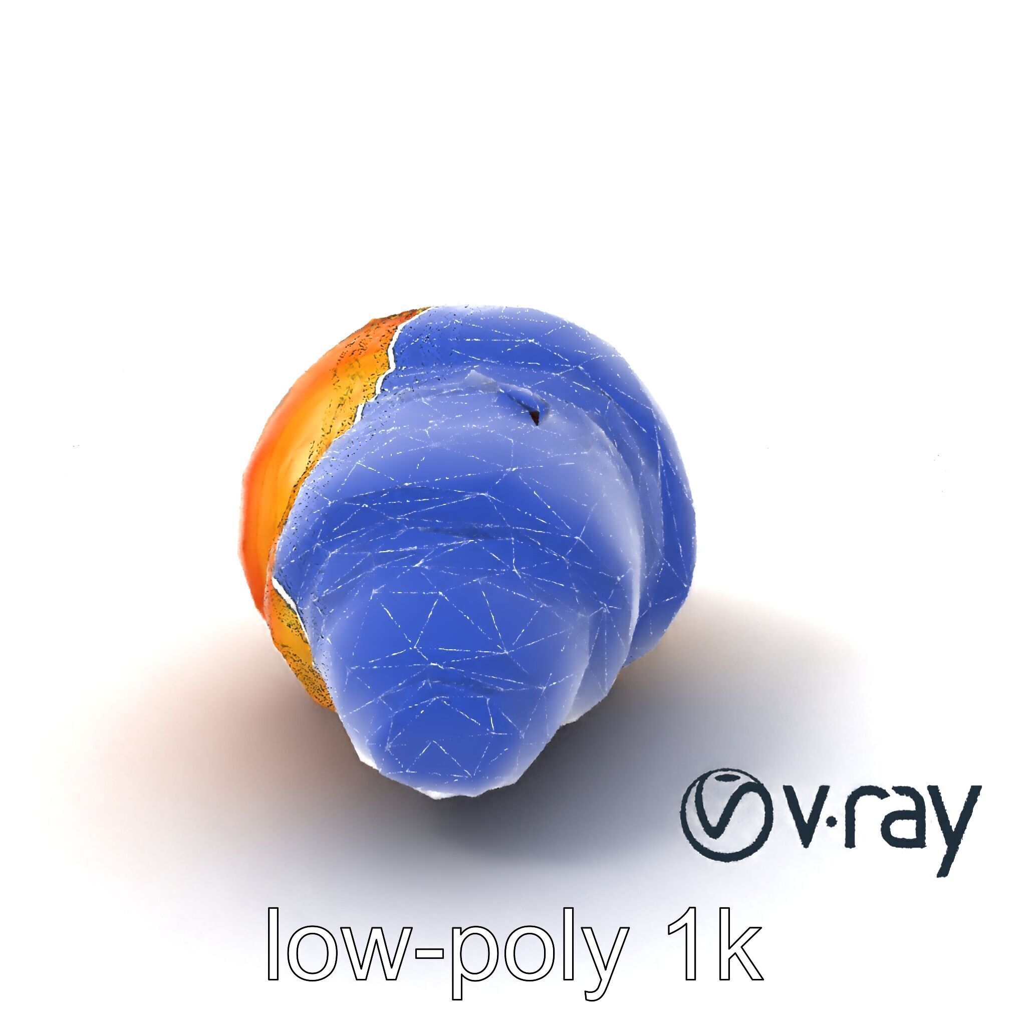 Golden Sesame Croissant 3D model pack Low-poly 3D model_6