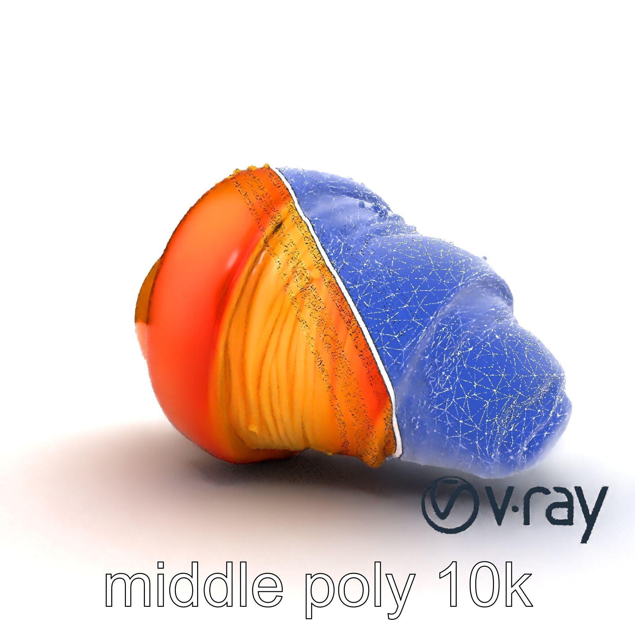 Golden Sesame Croissant 3D model pack Low-poly 3D model_29