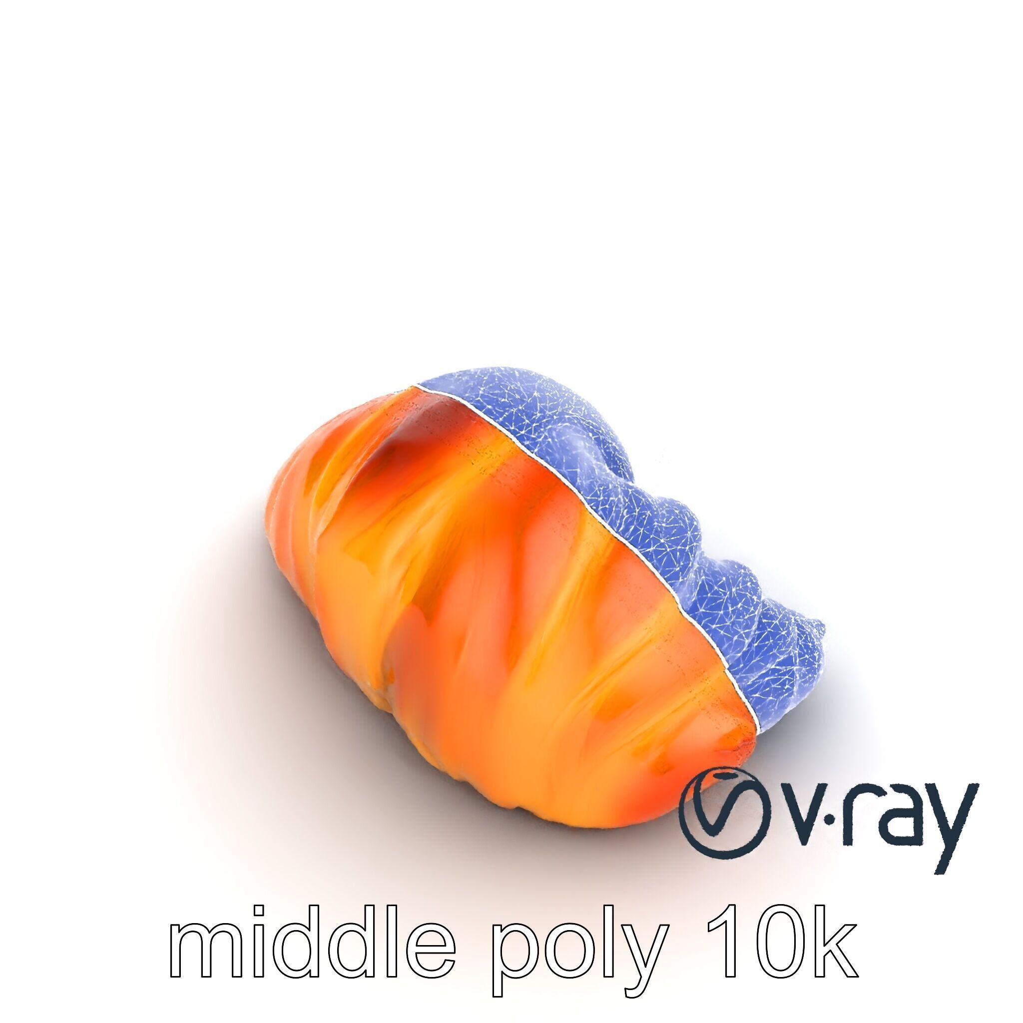 Almond Croissant Delight 3D Model Pack Low-poly 3D model_28