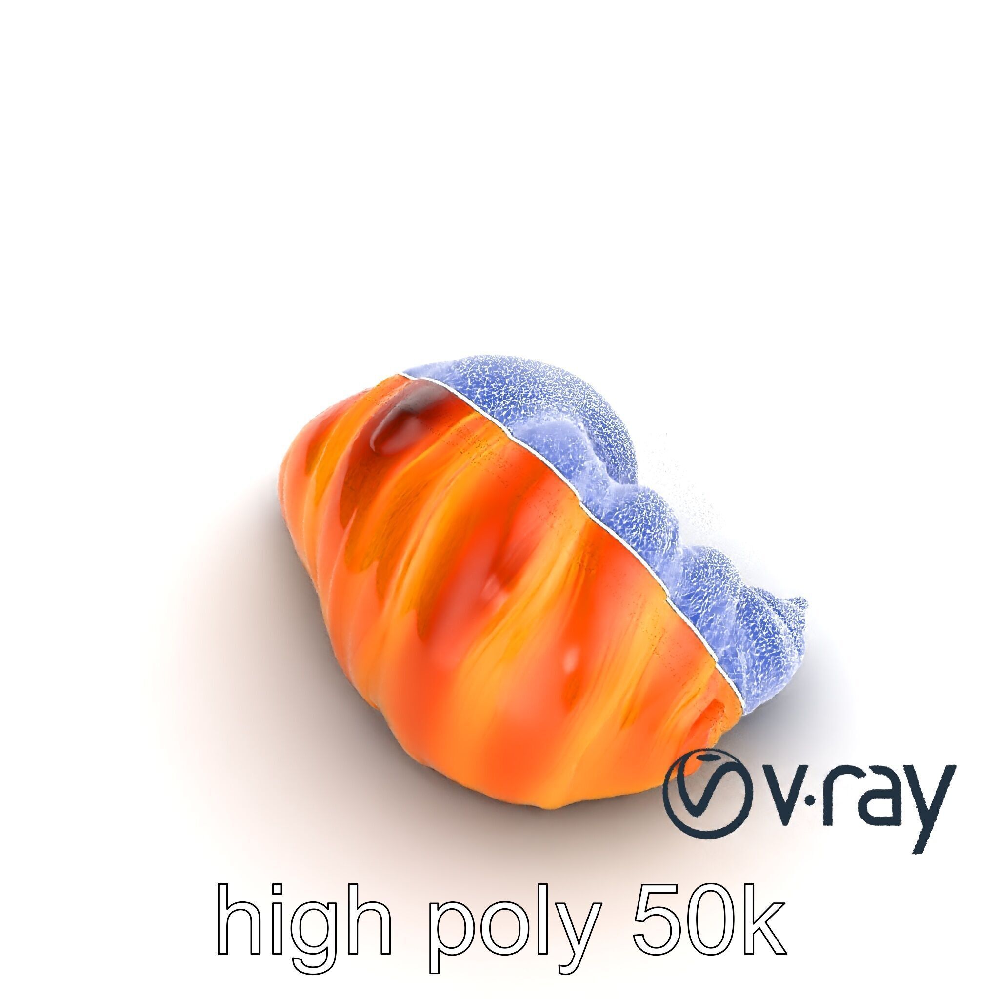 Almond Croissant Delight 3D Model Pack Low-poly 3D model_14