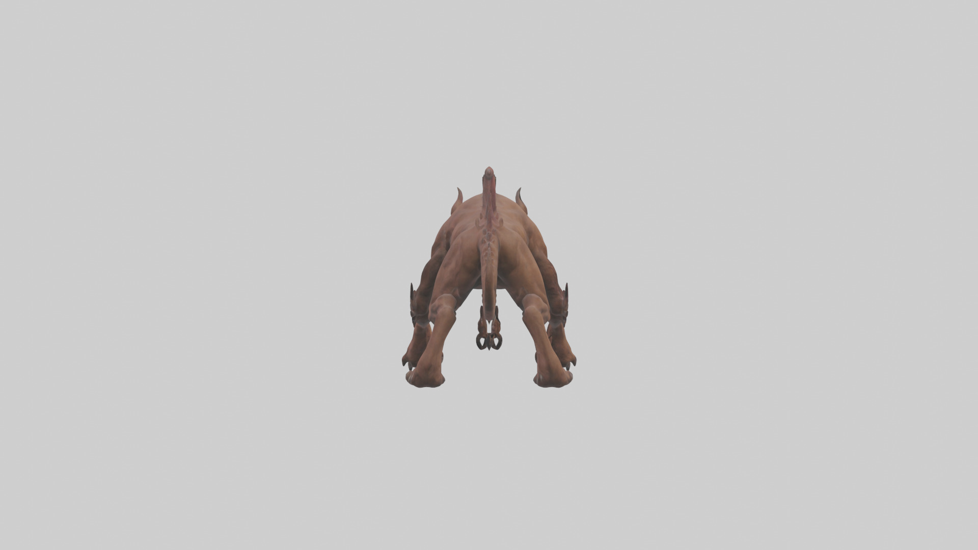 Hell Hound model Low-poly 3D model_2