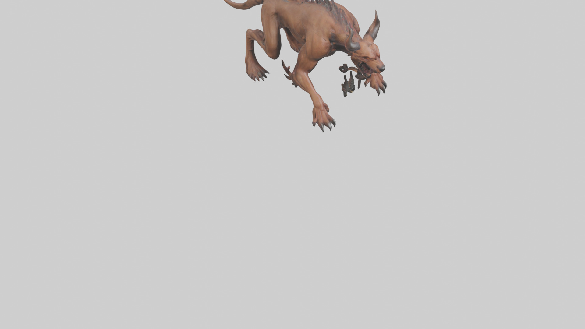 Hell Hound model Low-poly 3D model_8