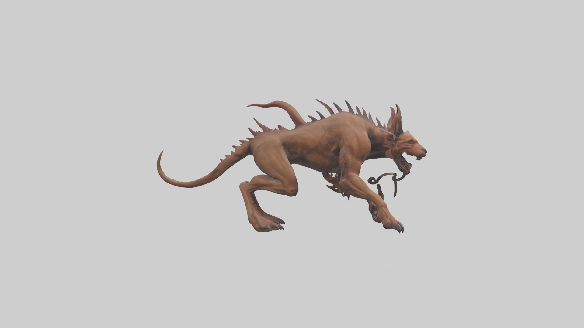 Hell Hound model Low-poly 3D model_13
