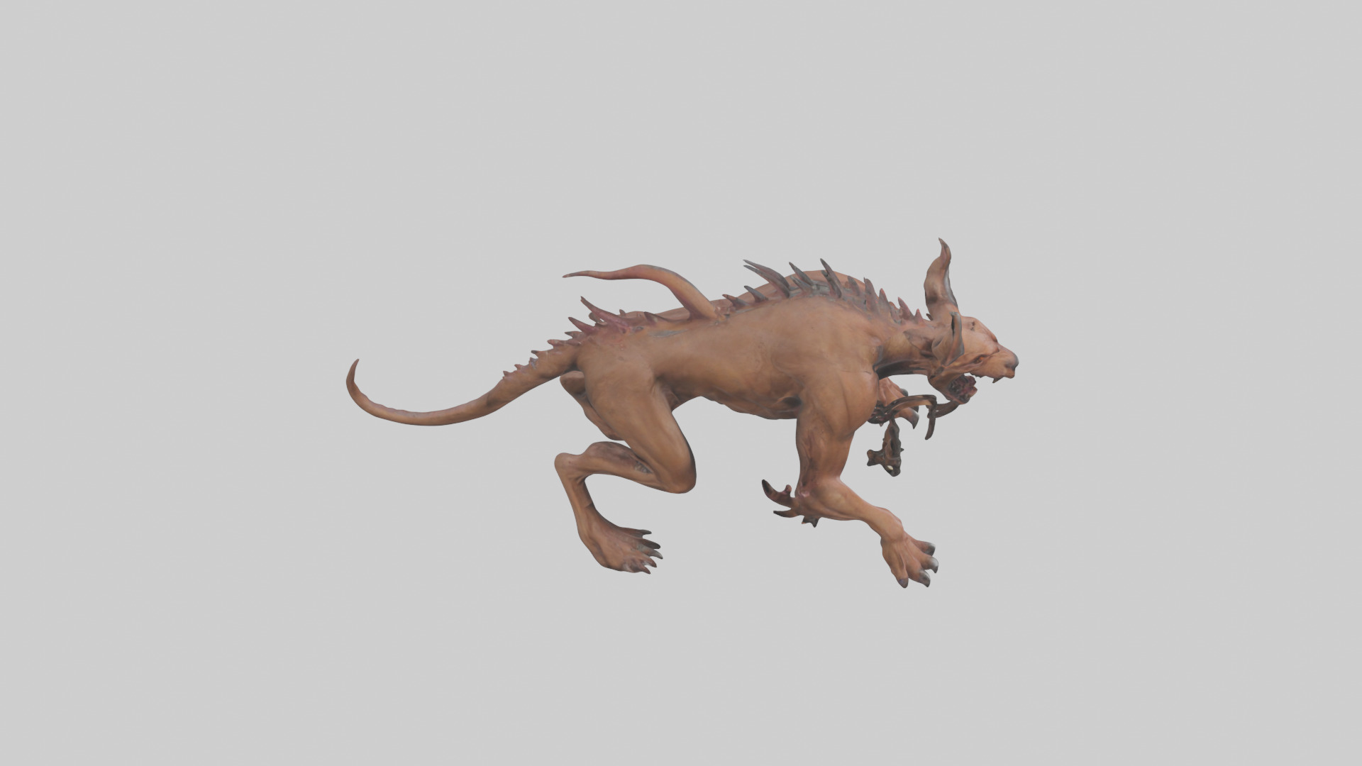 Hell Hound model Low-poly 3D model_18