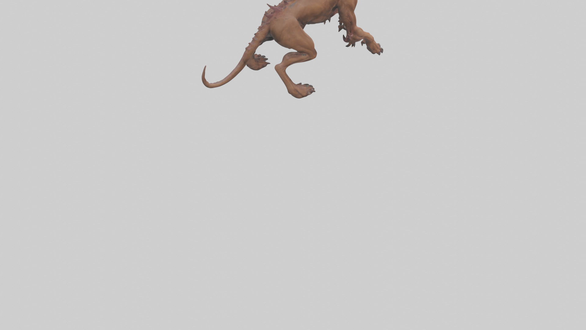 Hell Hound model Low-poly 3D model_6
