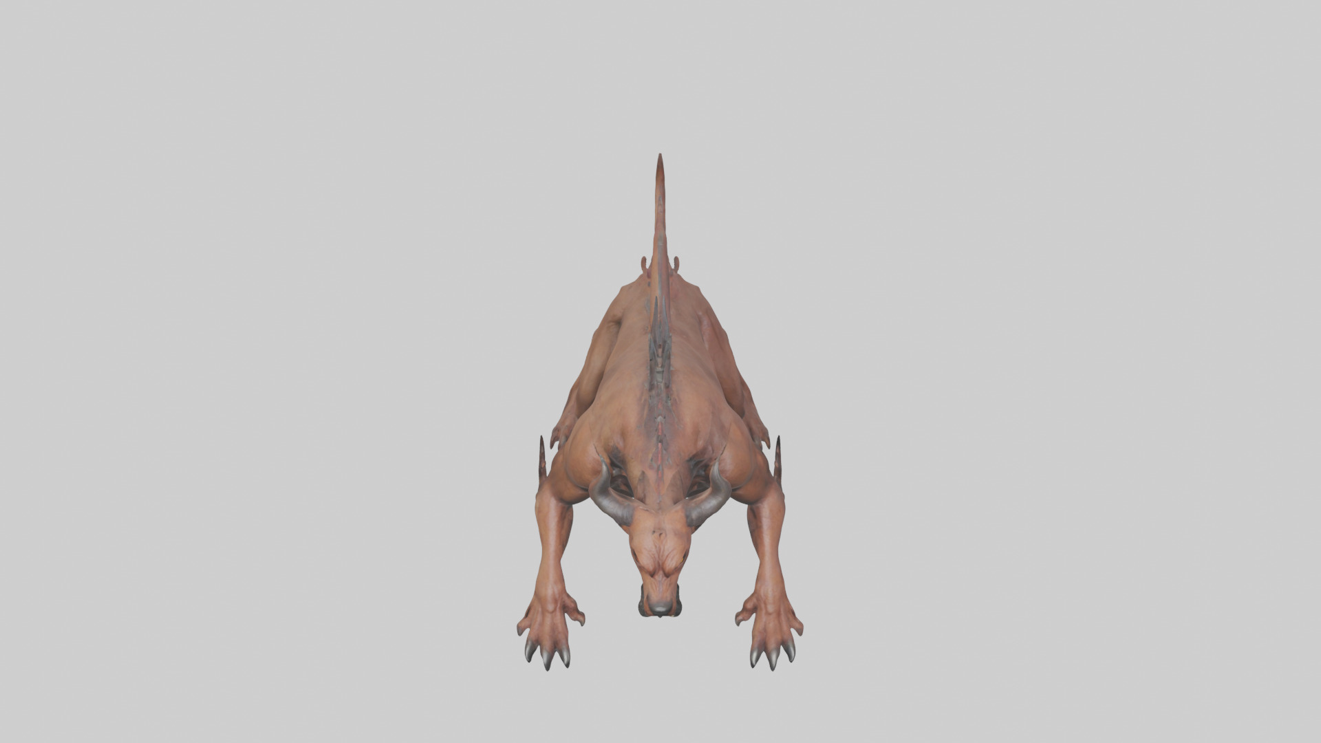 Hell Hound model Low-poly 3D model_16