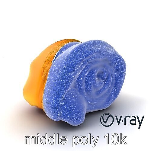 Delicious Jelly-Filled Croissant 3D model pack Low-poly 3D model 6