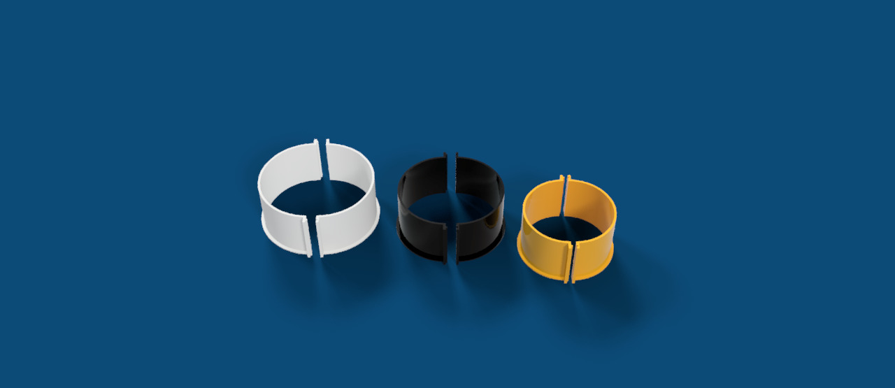 Cylinder Mold Housing 14 set 3D print model_6