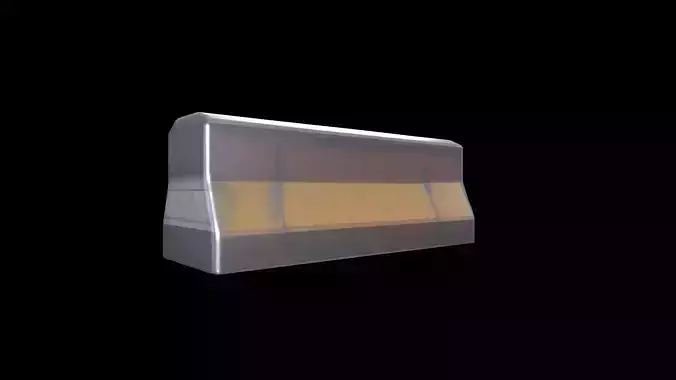  3d Model High Render Concrete Barrier Traffic Isolated