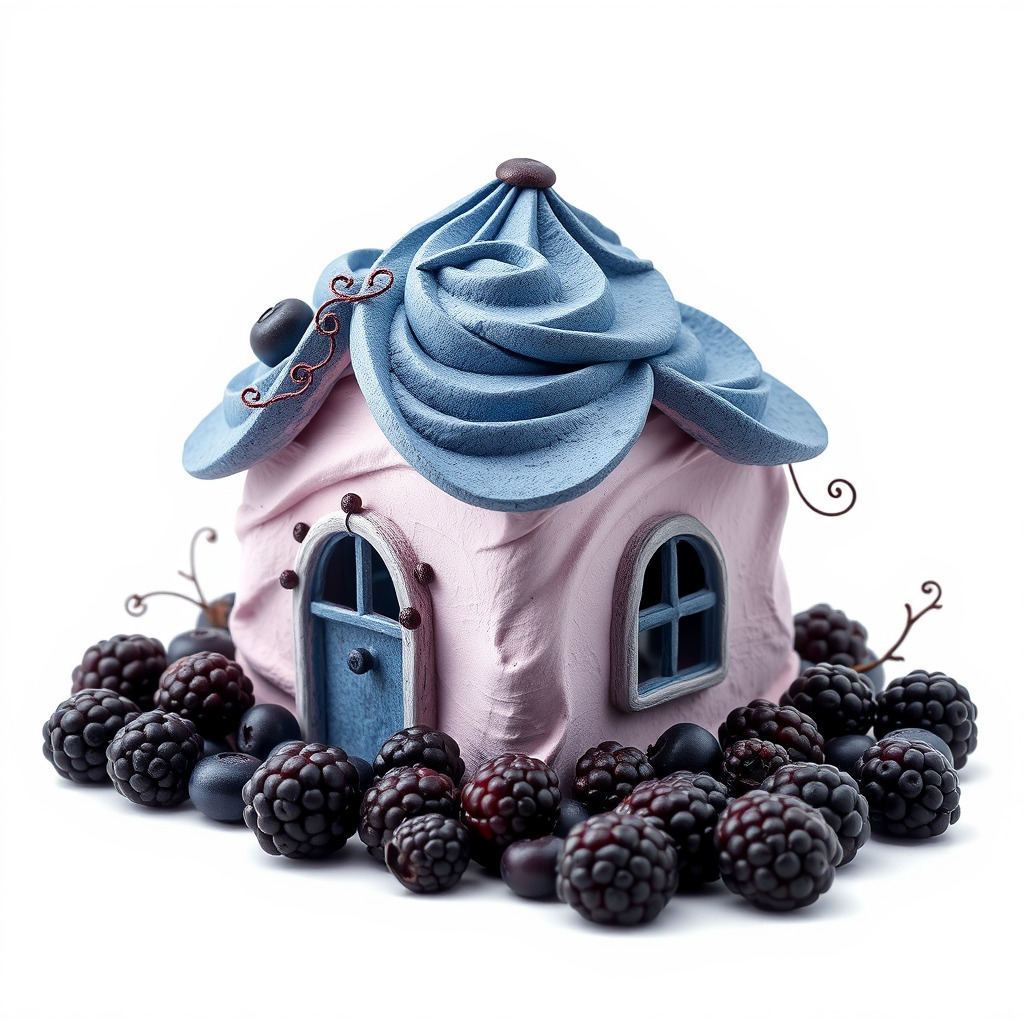 Surreal Meringue Cottage Decoration model pack Low-poly 3D model_4