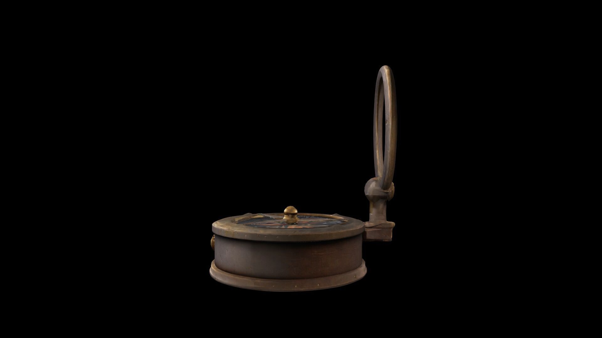 3d Model High Render Navigation Marine Compass Isolated 3D model_2