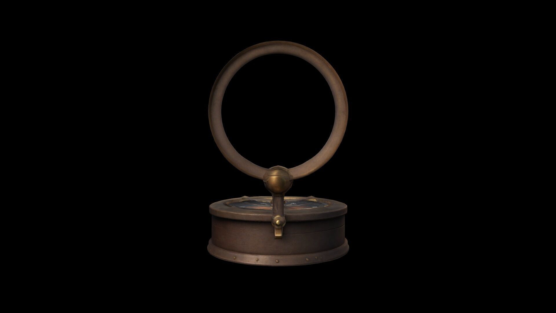 3d Model High Render Navigation Marine Compass Isolated 3D model_4