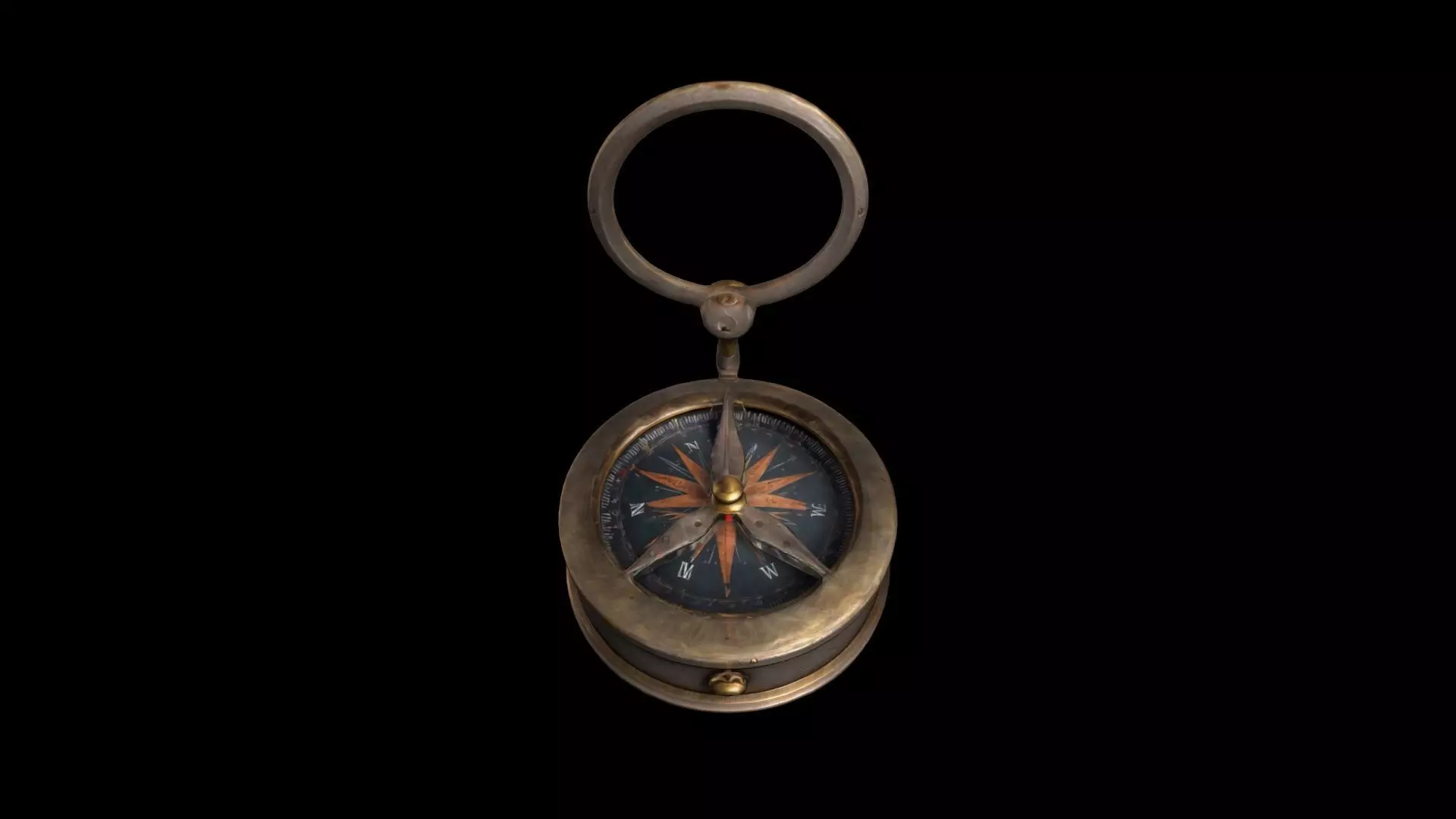 3d Model High Render Navigation Marine Compass Isolated 3D model_0