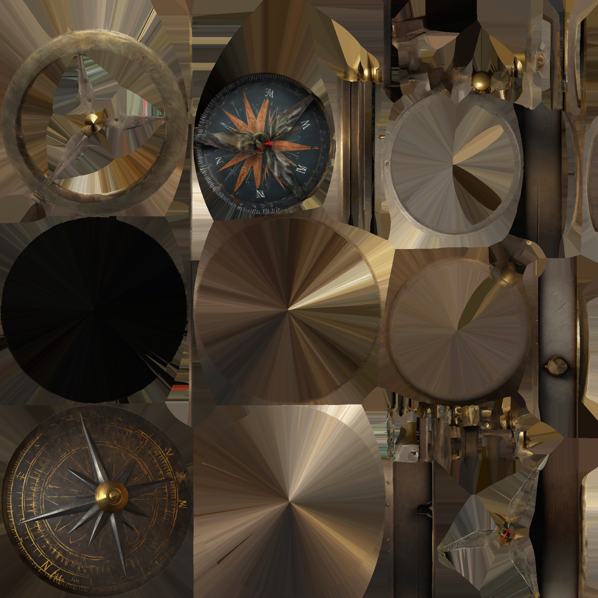 3d Model High Render Navigation Marine Compass Isolated 3D model_8