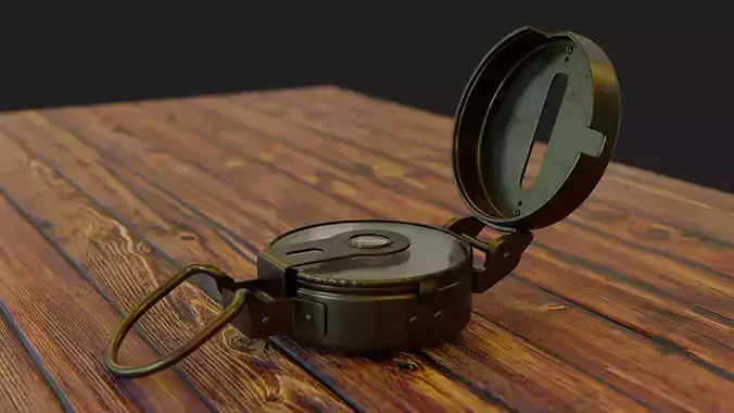 Old Lensatic Compass