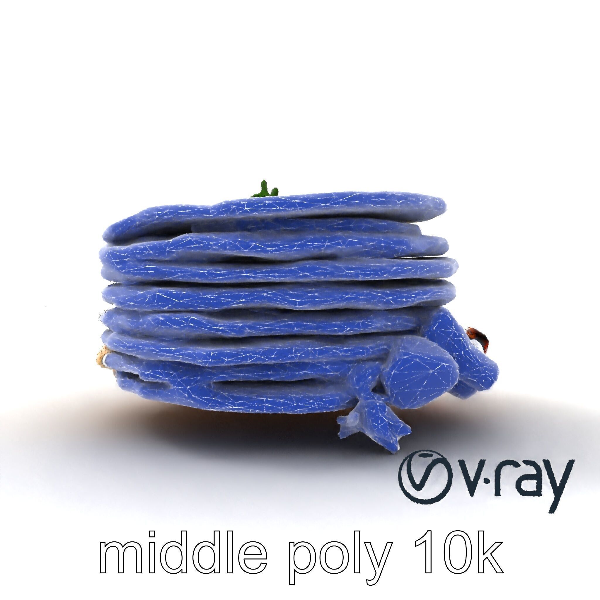 Corn Tortilla Stack Culinary model pack Low-poly 3D model_25