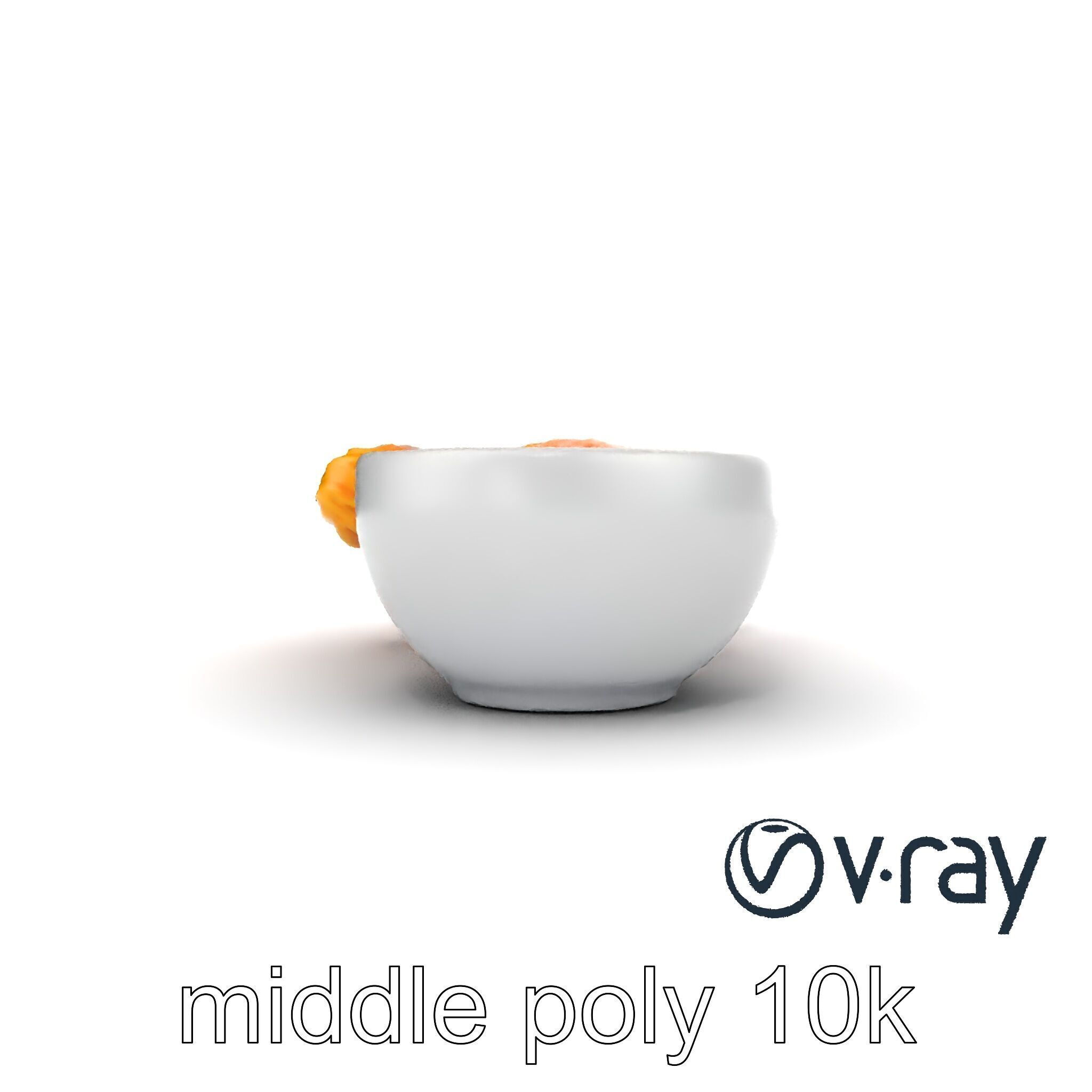 Churro Dessert with Chocolate Sauce model pack Low-poly 3D model_14