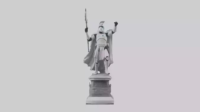 Hero of the Battlefront Statue model