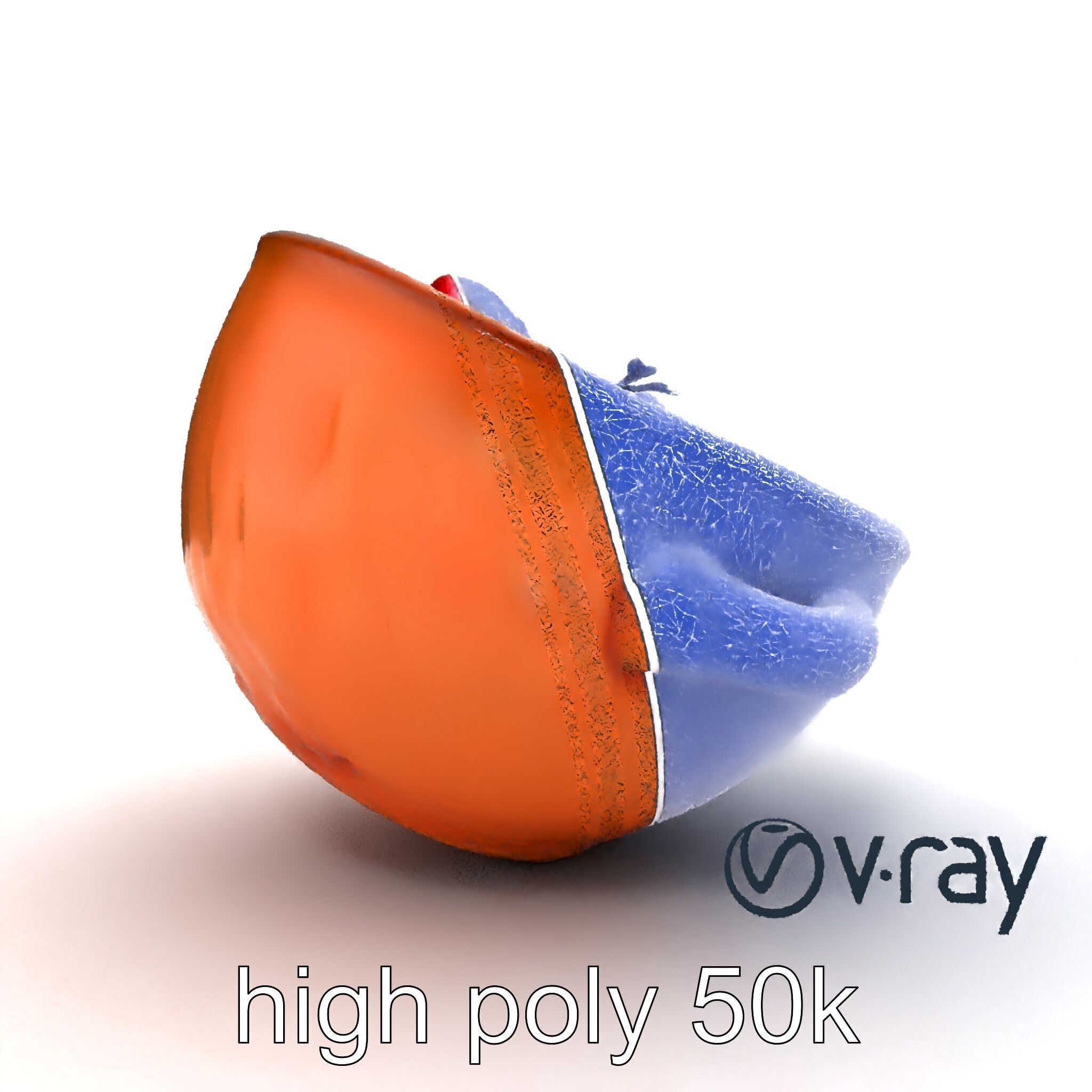 Pozole Soup Rustic Clay Bowl Model Pack Low-poly 3D model_22